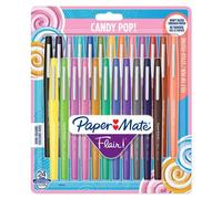 Paper Mate Flair Felt Tip Pens | Medium Point (0.7 mm) Marker Pens | Assorted Candy Pop Colouring Pens | For Kids & Adult Colouring, Journalling & More | 24 Count