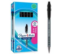 Paper Mate 2108217 FlexGrip Gel Pens Black Pack Of 12