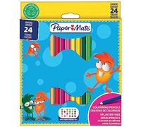 Paper Mate Children's Colouring Pencils | Pre-Sharpened Coloured Pencils | Assorted Colours | 24 Count
