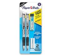 Paper Mate Clearpoint Break-Resistant Mechanical Pencils, HB #2 Lead (0.7mm), 2 Pencils (Dark Blue and Dark Green), 1 Lead Refill Set, 2 Erasers