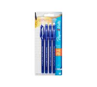 Paper Mate Eraser Mate Erasable Ballpoint Pen Medium Point Blue Ink 5/Pack (3153558PP)