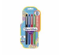 Paper-Mate Felt Tip Pens Flair Medium Point (0.7mm) Assorted Business Colours 4 Count Pouch
