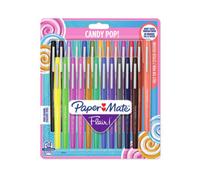 Paper Mate Flair Felt Tip Pens | Medium Point (0.7 mm) Marker Pens | Assorted Candy Pop Colouring Pens | For Kids & Adult Colouring, Journalling & More | 24 Count