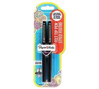 PAPER MATE Flair Ballpoint Pen Medium Point Black Ink Pack of 2
