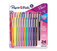Paper Mate Flair Felt Tip Pens Medium Point 0.7 Millimeter Marker Pens Back to School Supplies for Teachers & Students Assorted Colors 24 Count
