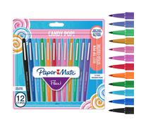 Paper Mate Flair Felt Tip Pens | Medium Point (0.7 mm) Marker Pens | Assorted Candy Pop Colouring Pens | For Kids & Adult Colouring, Journalling &