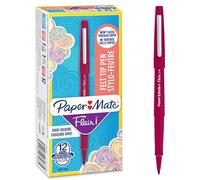 Paper-Mate Flair Felt Tip Pens – Medium Point (0.7 mm) – Magenta – 12 Count