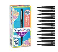 Paper Mate Flair Felt Tip Pens | Medium Point (0.7 mm) Writing Pens | Black Pens