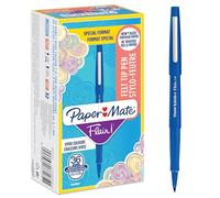 Paper Mate Flair Felt Tip Pens | Medium Point (0.7 mm) Writing Pens | Blue Pens | For Writing, Drawing & Sketching | 36 Count