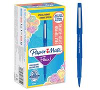 Paper Mate Flair Felt Tip Pens | Medium Point (0.7 mm) Writing Pens | Blue Pens | For Writing, Drawing & Sketching | 36 Count