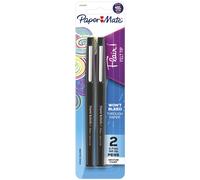 Paper Mate Flair Felt Tip Pens Medium Point 0.7mm Black 2 Count