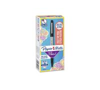 Paper Mate Flair Felt Tip Pens | Ultra Fine Point (0.4mm) | Black | 12 Count