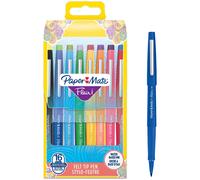 Paper Mate Flair Fibre Tip Pen Medium Point 0.7Mm Assorted Colours Pack 16 20613