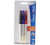 Paper Mate Flair Fine Fibre Tip Pen 0.8mm - Assorted Standard Colours (Pack of 3)