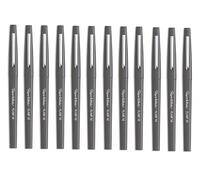 Paper Mate Flair Medium Point Felt Tip Pen Grey 12 Pack