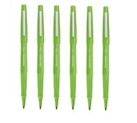 Paper Mate Flair Medium Point Felt Tip Pen Lime Lei 6 Pack