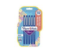 Paper Mate Flair Original Fibre-Tip Pen Blue - Pack of 5
