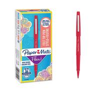 Paper Mate Flair Original Fibre Tip Pen Medium 1.0mm Pack of 12