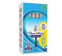 Paper Mate Flexgrip Elite Ballpoint Pens | Large Point (1.4mm) | Black | Retractable | 12 Count
