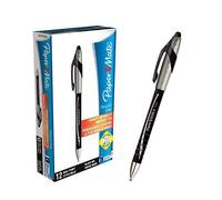Paper Mate S0767600 Flexgip Elite Retactable B/Point Pen 1.4MM Black (Pack-12)
