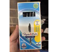 Papermate Flexgrip Ultra, 12, medium Black Clip-on retractable ballpoint pen 1 pc(s)