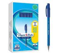 Paper Mate Flexgrip Ultra Ballpoint Pen 1.0Mm Tip 0.4Mm Line Blue Pack 12