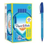 PAPERMATE INKJOY 100 Medium Ballpoint Pens Capped 1.0MM ball pen Black Blue