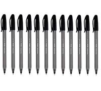 Paper Mate Inkjoy 100 Ballpoint Stick Pen Medium Point Black 12 Pack