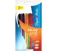 Paper Mate Inkjoy 100, Medium Tip, Asst, 10ct