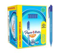 Paper Mate InkJoy 100RT Retractable Ballpoint Pens | Medium Point (1.0mm) | Blue | 100 Count