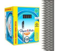 Paper Mate InkJoy 100RT Retractable Ballpoint Pens | Medium Point (1.0mm) | Black | 100 Count