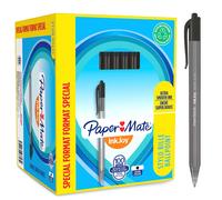 Paper Mate InkJoy 100RT Retractable Ballpoint Pens | Medium Point (1.0mm) | Black | 100 Count
