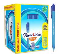 Paper Mate InkJoy 100RT Retractable Ballpoint Pens | Medium Point (1.0mm) | Blue | 100 Count
