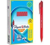 Paper Mate InkJoy 100RT Retractable Ballpoint Pens | Medium Point (1.0mm) | Red