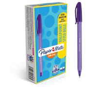 Paper Mate InkJoy 100ST Ballpoint Pen | Medium Point (1.0mm) | Violet | 12 Count