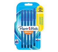 Paper Mate InkJoy 100ST Ballpoint Pens | Fine Point (0.7 mm) | Blue | 5 Count
