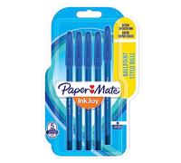 Paper Mate InkJoy 100ST Ballpoint Pens | Fine Point (0.7 mm) | Blue | 5 Count