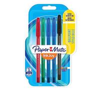 Paper Mate InkJoy 100ST Ballpoint Pens | Fine Point (0.7mm) | Assorted Classic Colours | 5 Count
