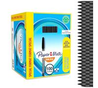 Paper-Mate Ballpoint Pens InkJoy 100ST - 1.0 mm Medium - Ultra Smooth Ink - Black - 100 Count