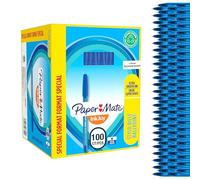 Paper Mate InkJoy 100ST Ballpoint Pens | Medium Point (1.0 mm) | Blue | 100 Count