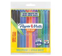 Paper Mate InkJoy 100ST Ballpoint Pens | Medium Point (1.0mm) | Assorted Fun Colours | 27 Count
