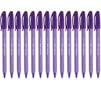 Paper Mate InkJoy 100ST Ballpoint Pens | Medium Point | Purple Ink | Pack of 14 | Ultra Smooth Ink