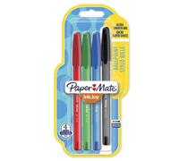 Paper Mate Inkjoy 12 Pack 100ST Ballpoint Pens Pack of 4 Assorted Colours