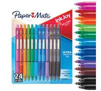 PaperMate Inkjoy 300Rt Ballpoint Medium 1.0mm Tip Assorted (Pack of 24) 2223899
