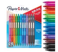 PaperMate Inkjoy 300Rt Ballpoint Medium 1.0mm Tip Assorted (Pack of 24) 2223899