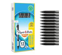 PaperMate InkJoy 300 RT Ballpoint Pen Medium 0.8 mm Black Pack of 12