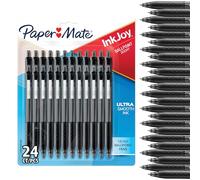 Paper-Mate Retractable Ballpoint Pen InkJoy 300RT Medium 1.0mm Black Ink Pack of 24