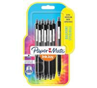 Paper-Mate Ballpoint Pen InkJoy 300RT – Retractable, Medium 1.0 mm, Black – 8-pack