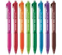 Paper Mate InkJoy 300RT Retractable Ballpoint Pens | Medium Point | Assorted Fun Ink Colours | 8 Pack | Ultra Smooth Ink