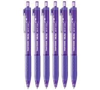 Paper Mate InkJoy 300RT Retractable Ballpoint Pens | Medium Point | Purple Ink | 6 Pack | Ultra Smooth Ink